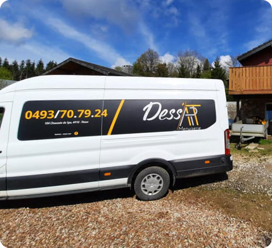 camionette dessart menuiserie